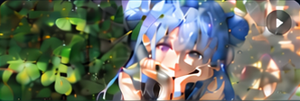 蓝发少女主题动漫作品